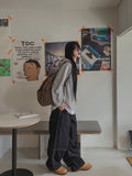 Raon Dart Non-Fade Balloon Denim Pants