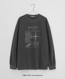 [unisex] Brand Pigment Print Long Sleeve T-Shirt