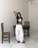 Nosen Lace Puff Short Sleeve T-Shirt