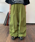 [unisex] Sakyu Banding String Parachute Carpender Nylon Pants