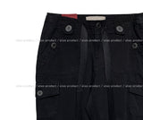y2k Ribbon Belted Bootcut Cargo Pants