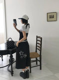 EYELET HALTER STRAP SLEEVELESS