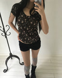 Within Button Short Sleeve T-shirt