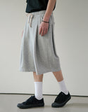 Light Deep Tuck Half Pants
