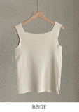 Deart Square Neck Knit Shirt