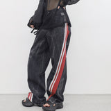 (Unisex) Renta Side Track Denim Pants