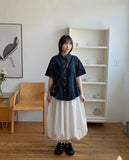 Indas Vintage Denim Short Sleeve Shirt