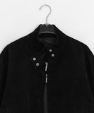 Canuri Two-Way Corduroy No-Collar Jumper Jacket
