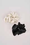 pleats satin hairband