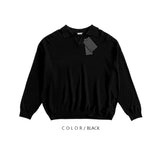 Vision Punching Collar Knit