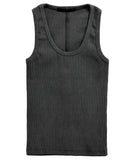 Tannley cot ribbed sleeveless