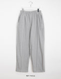 [unisex] Porimo banding stitch line brushed training pants