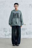 (W) WASHED DENIM PANTS