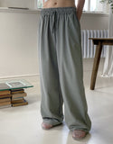 Bencho Cool Nylon Refrigerator Chalang Banding Long Wide Pants