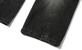 Cargo Curved Wide Denim Pants