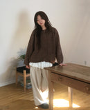 Laom corduroy ribbed jogger pants