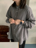 [unisex] Itchoy Color Check Over Shirt