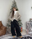 Nence Big Cargo Brushed Balloon Pants