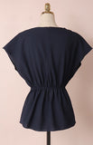 Want Me Shirring Blouse