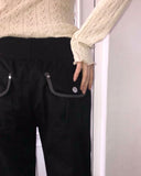 Novan Shibori Elastic Bootcut Pants