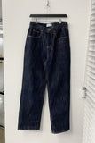 Slab Detail Wide Denim