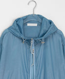 [unisex] Welkani Check Glossy Two Way Wind Jumper