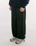 Basic Nylon Piping Pants