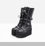 Devil Buckle Ultra Light Platform Boot Walker
