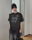Zero Seven Mesh Track Over Fit Short Sleeve T-shirt