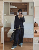 Daily Ribbed Round Cardigan