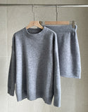 Nele Round Knit Mini Skirt Two Piece