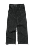 Mixed Jolge Wide Denim Pants