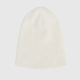 Color ribbed cotton beanie