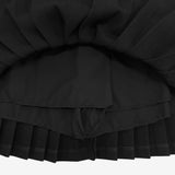 Noir String Pleats Skirt