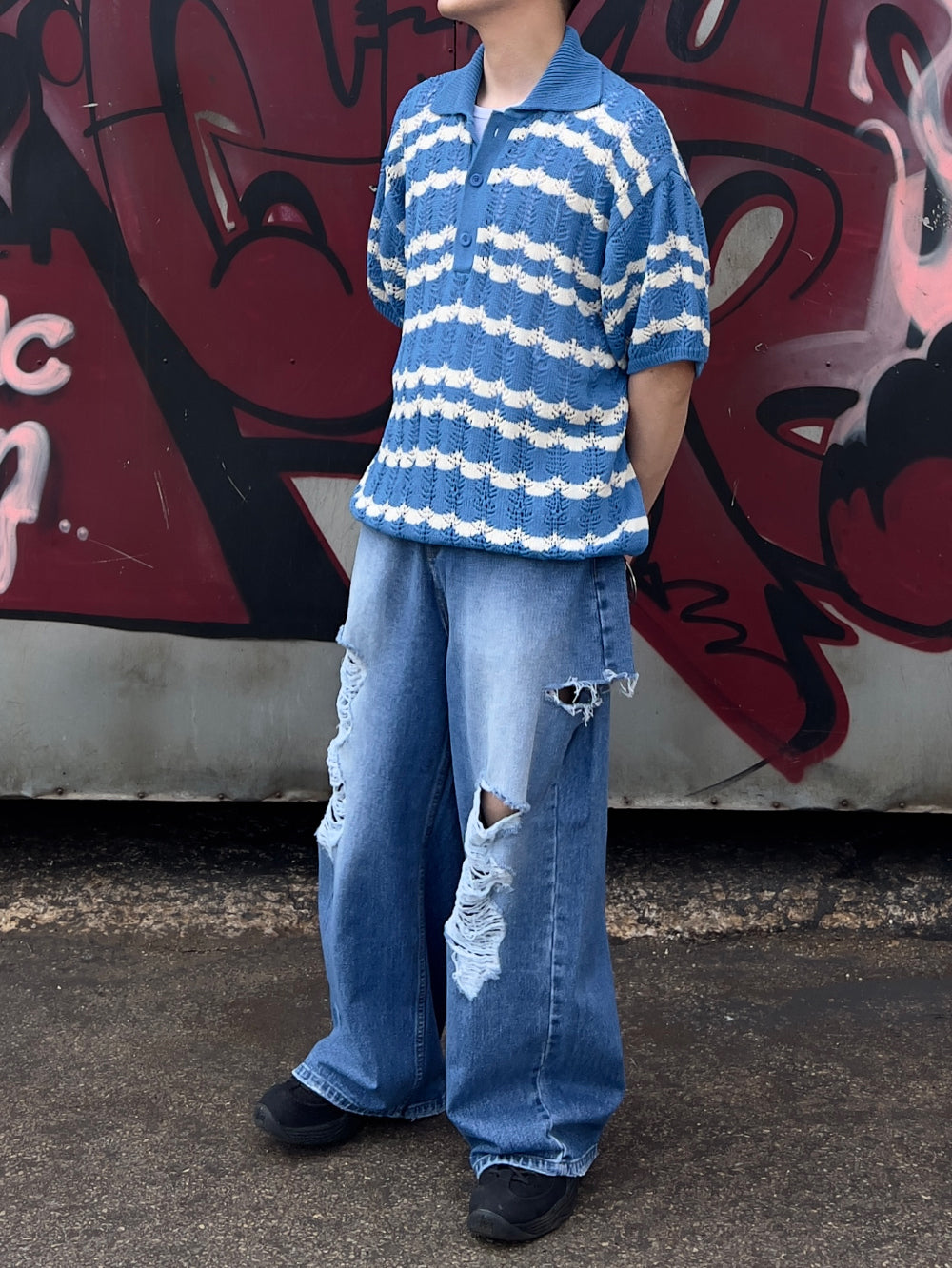 【KOOLOSET】Super Wide Open Salvage Denim KOOLOSET (クロゼット) - スーパーワイドオープンサルベージ