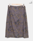 Jubel Flower Chiffon Midi Skirt