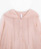 Metten See-Through Hood Boxy Shirt