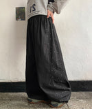 [BAONHAUS] Hokyo Star Color Matching Banding Wide Pants