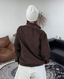 Lucal Satin Suede Zip-up