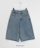 Pallid Pocket Denim Bermuda Pants