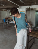 Kid Square Sleeveless Knit