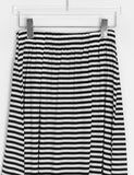 Ryujini striped long skirt