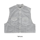 PIGMENT WASHING CROP VEST