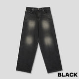 Norma Vintage Washing Wide Denim Pants