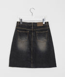 Itste Washing Denim Midi Skirt