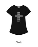 Unt Metallic Cross Slim T-shirt
