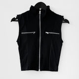 Perrin zip-up sleeveless