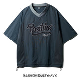 Positive V-neck Nylon Short Sleeve