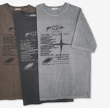 Offset Vintage Lettering Short Sleeve T-shirt