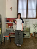 [BAONHAUS] Marcel Raglan Color Matching Short Sleeve Tee